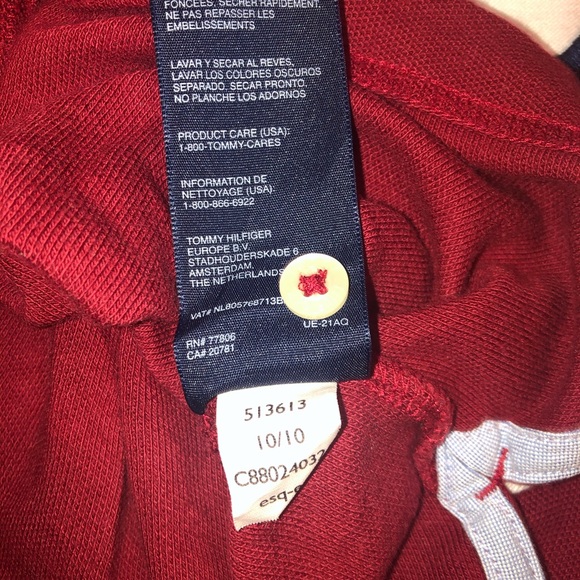 Tommy Hilfiger Polo Shirt Embroidered Crest Logo - Picture 8 of 9
